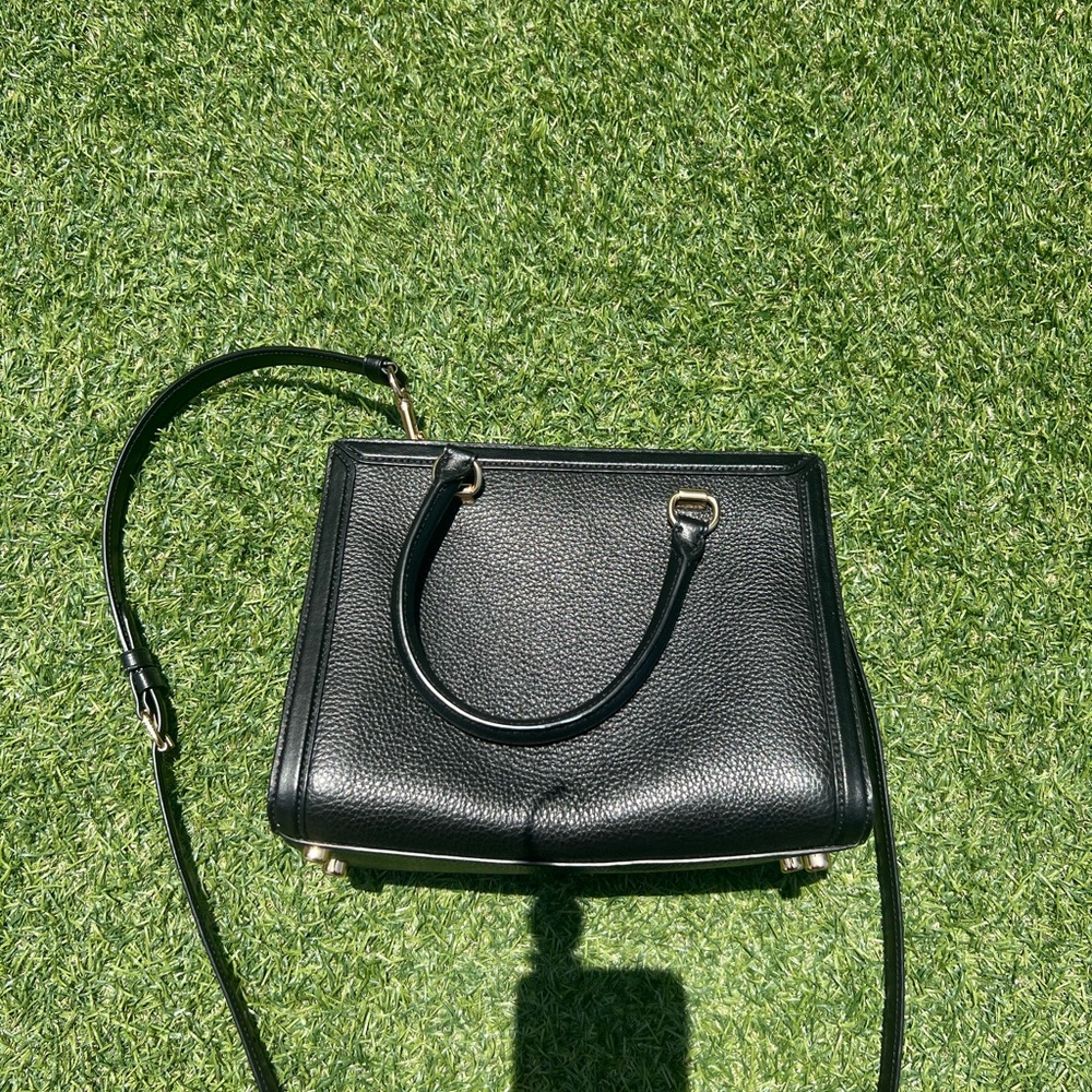 Coach Black Satchel with Gold Hardware - Picture 8 of 8